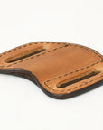 Hilason Leather Angled Knife Scabbard Sheath Cover Floral Tooled