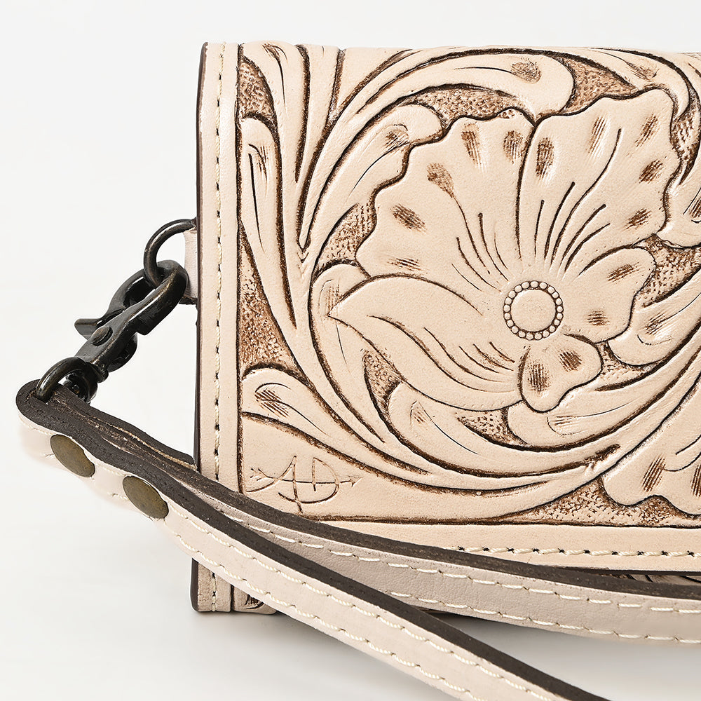 American Darling Clutch Hand Tooled Genuine Leather women bag western handbag purse