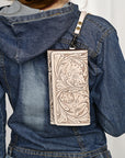 American Darling Clutch Hand Tooled Genuine Leather women bag western handbag purse
