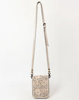 American Darling Cell Phone Holder Hand Tooled Genuine Leather women bag western handbag purse