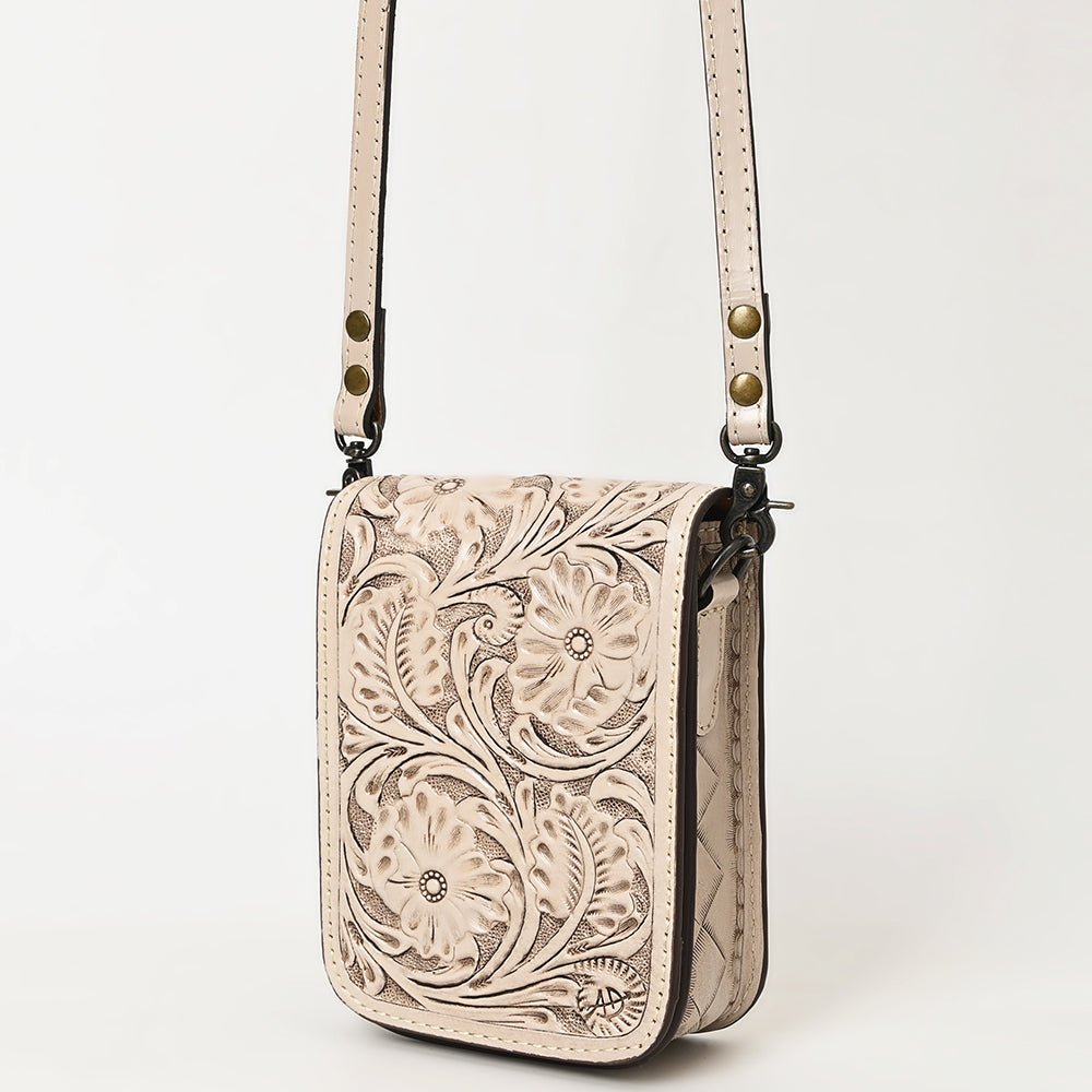 American Darling Cell Phone Holder Hand Tooled Genuine Leather women bag western handbag purse