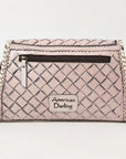 American Darling ADBG1137A Clutch Hand Tooled Genuine Leather women bag western handbag purse