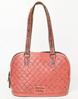 American Darling Tote Hand Tooled Genuine Leather women bag western handbag purse
