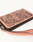 American Darling Clutch Hand Tooled Genuine Leather women bag western handbag purse