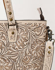 American Darling Tote Hand Tooled Genuine Leather women bag western handbag purse