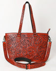 American Darling Tote Hand Tooled Genuine Leather women bag western handbag purse