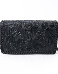 American Darling Clutch Hand Tooled Genuine Leather Women Bag Western Handbag Purse