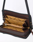 American Darling Clutch Hand Tooled Genuine Leather Women Bag Western Handbag Purse