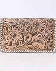 American Darling Clutch Hand Tooled Genuine Leather Women Bag Western Handbag Purse