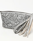 American Darling Hand Tooled Genuine Leather Women Bag Western Handbag Purse