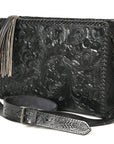 American Darling Hand Tooled Genuine Leather Women Bag Western Handbag Purse