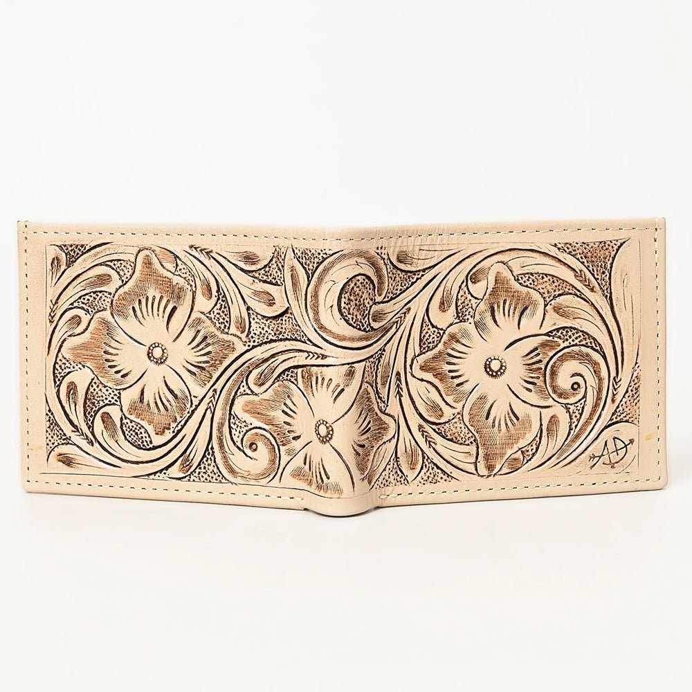 American Darling Wallet Hand Tooled Genuine Leather Women Bag Western Handbag Purse