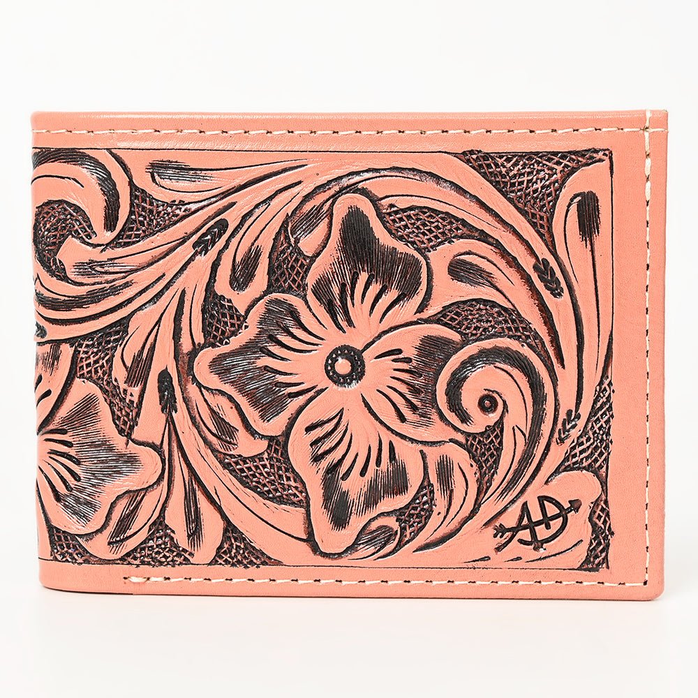 American Darling Wallet Hand Tooled Genuine Leather Women Bag Western Handbag Purse