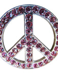 Western Screw Back Concho Bling Fuchsia Crystals Headstall Tack