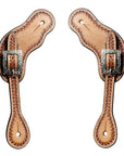 Durable Handcrafted PremiumLeather Spur Straps For Women Western Riding Show Rodeo