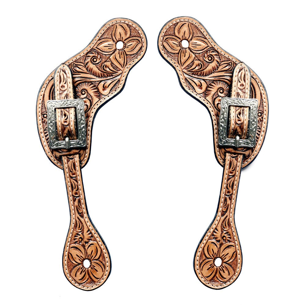 Durable Handcrafted PremiumLeather Spur Straps For Women Western Riding Show Rodeo