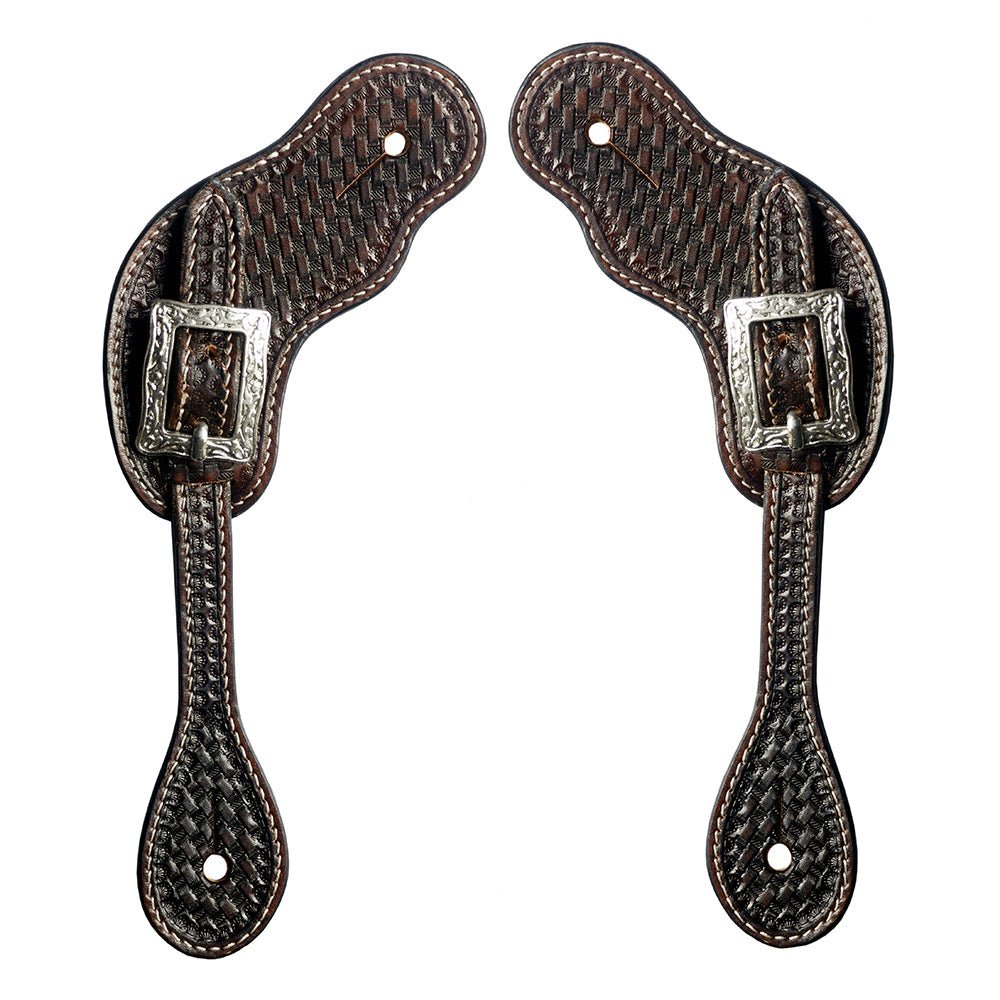 Durable Handcrafted PremiumLeather Spur Straps For Women Western Riding Show Rodeo