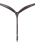 Bar H Equine Western Genuine Leather Horse Tack Set Dark Brown