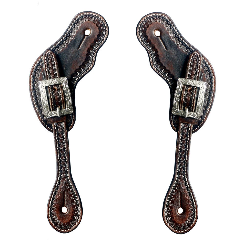 Durable Handcrafted PremiumLeather Spur Straps For Women Western Riding Show Rodeo