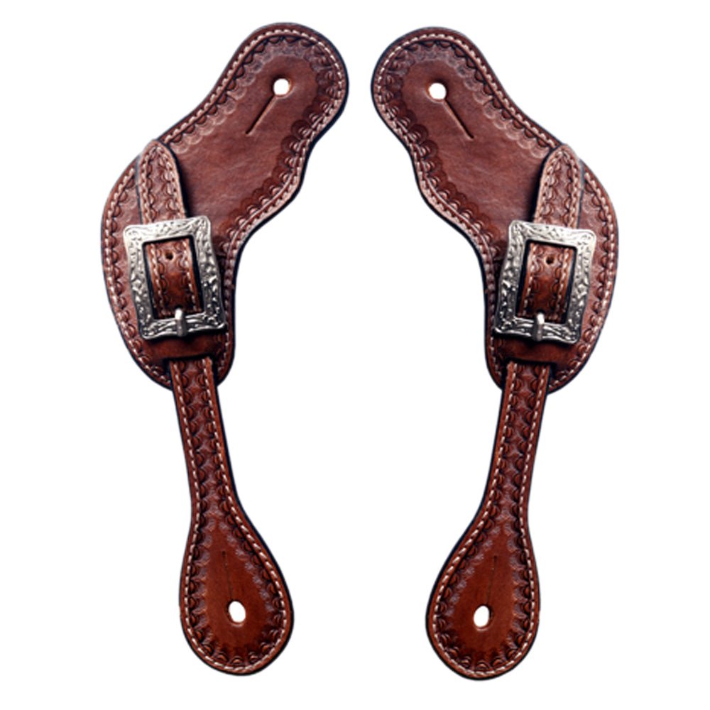 Durable Handcrafted PremiumLeather Spur Straps For Women Western Riding Show Rodeo