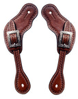 Durable Handcrafted PremiumLeather Spur Straps For Women Western Riding Show Rodeo