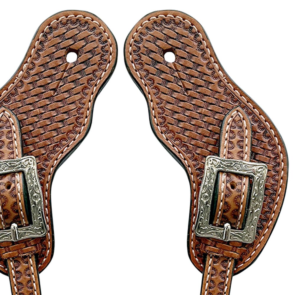 Durable Handcrafted PremiumLeather Spur Straps For Women Western Riding Show Rodeo