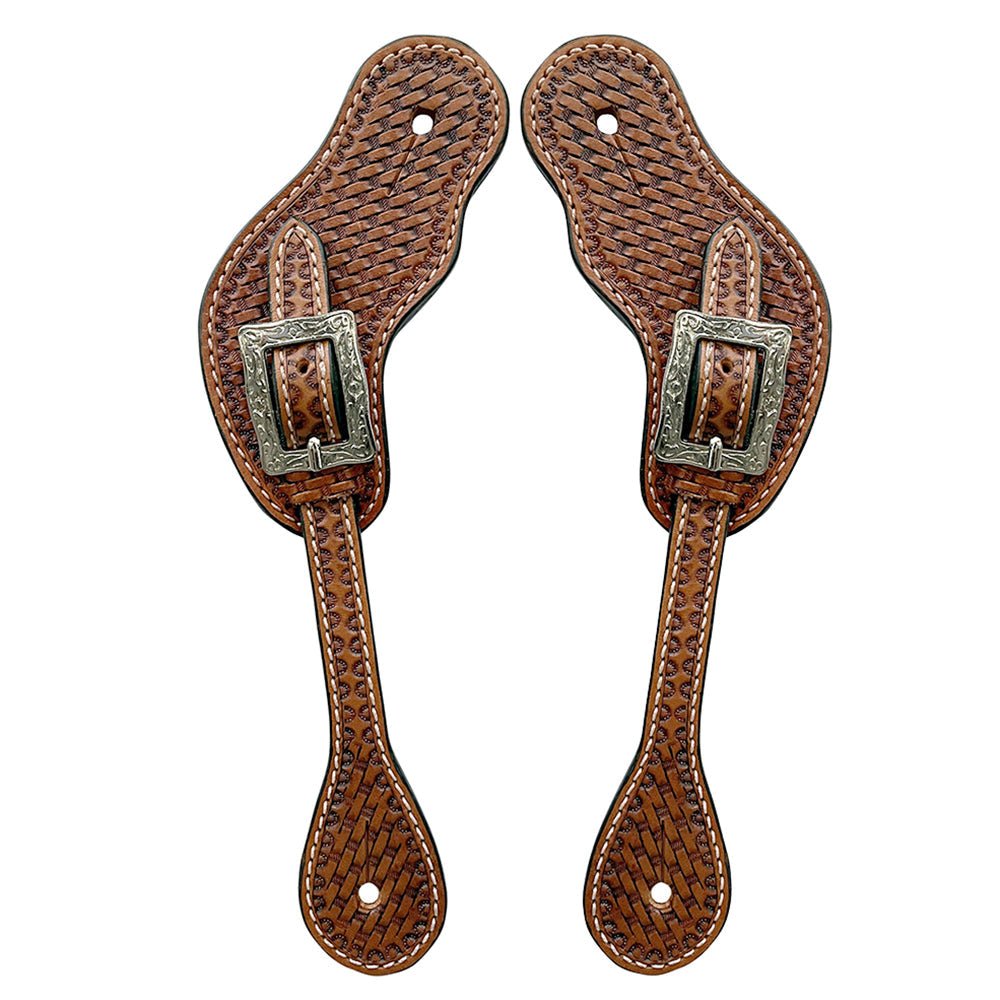 Durable Handcrafted PremiumLeather Spur Straps For Women Western Riding Show Rodeo