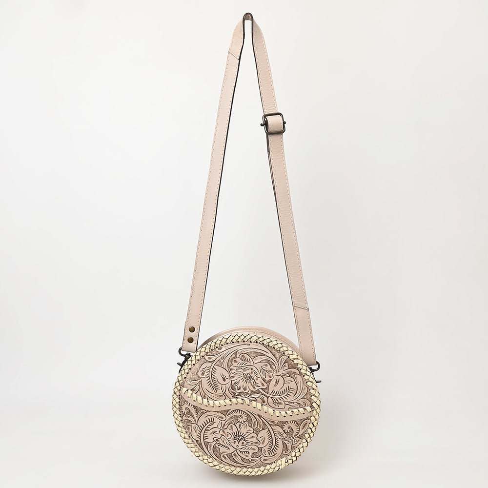 American Darling Canteen Hand Tooled Genuine Leather Women Bag Western Handbag Purse
