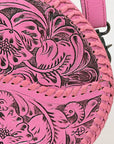 American Darling Canteen Hand Tooled Genuine Leather Women Bag Western Handbag Purse