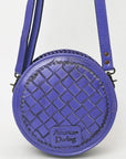 American Darling Canteen Hand Tooled Genuine Leather Women Bag Western Handbag Purse
