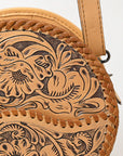 American Darling Canteen Hand Tooled Genuine Leather Women Bag Western Handbag Purse