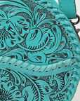 American Darling Canteen Hand Tooled Genuine Leather Women Bag Western Handbag Purse