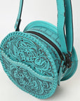 American Darling Canteen Hand Tooled Genuine Leather Women Bag Western Handbag Purse