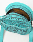 American Darling Canteen Hand Tooled Genuine Leather Women Bag Western Handbag Purse