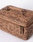 American Darling Jewelry Case Hand Tooled Genuine Leather Women Bag Western Handbag Purse
