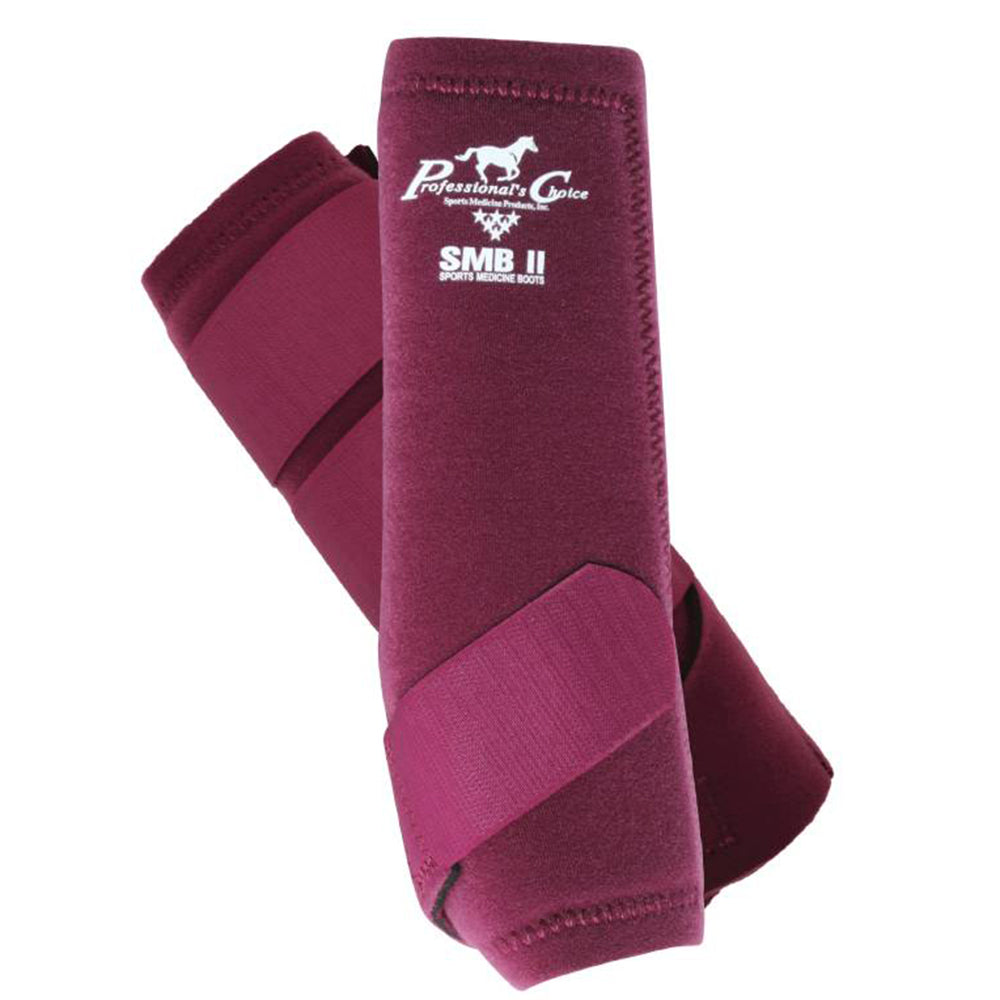 Medium Professional Choice Smb 2 Horse Leg Sports Medicine Boots Wine