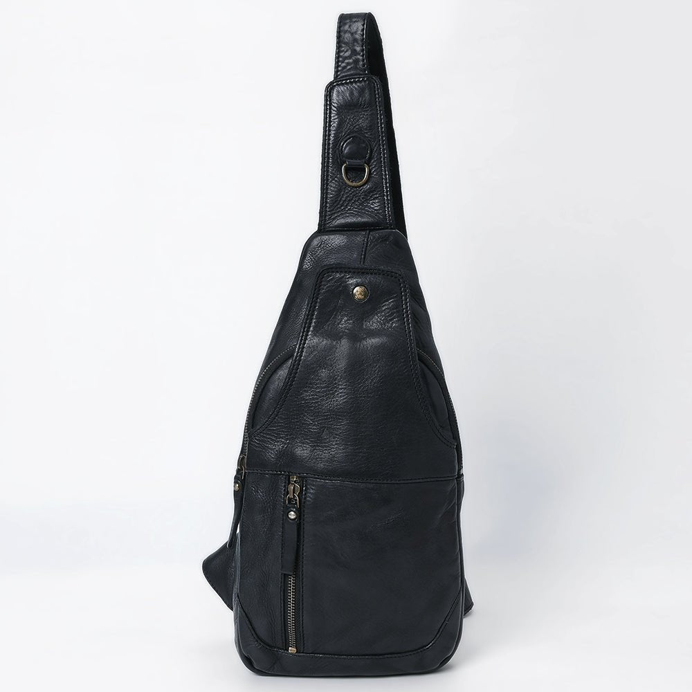 Full Grain Leather Sling Bag - SWC202 – Hilason