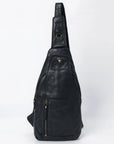 Full Grain Leather Sling Bag - SWC202 – Hilason