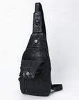 Full Grain Leather Sling Bag - SWC202 – Hilason