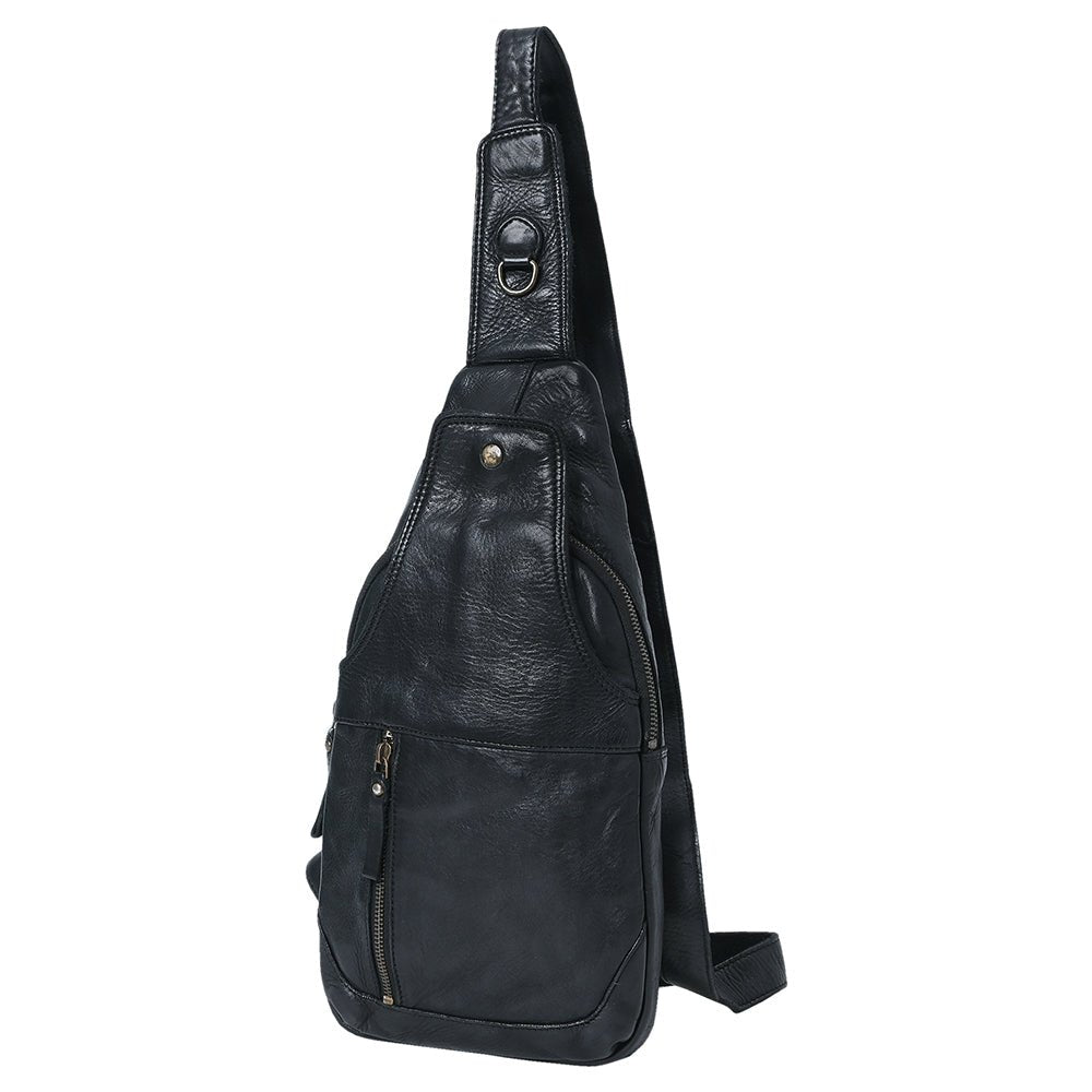 Full Grain Leather Sling Bag - SWC202 – Hilason