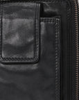 Spaghetti Western Swc213Blk Sling Vintage Handmade Drum Dyed Genuine European Cowhide Leather Women Bag Western Handbag Purse