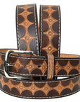 BAR H EQUINE Western Genuine Leather Men And Women Belt