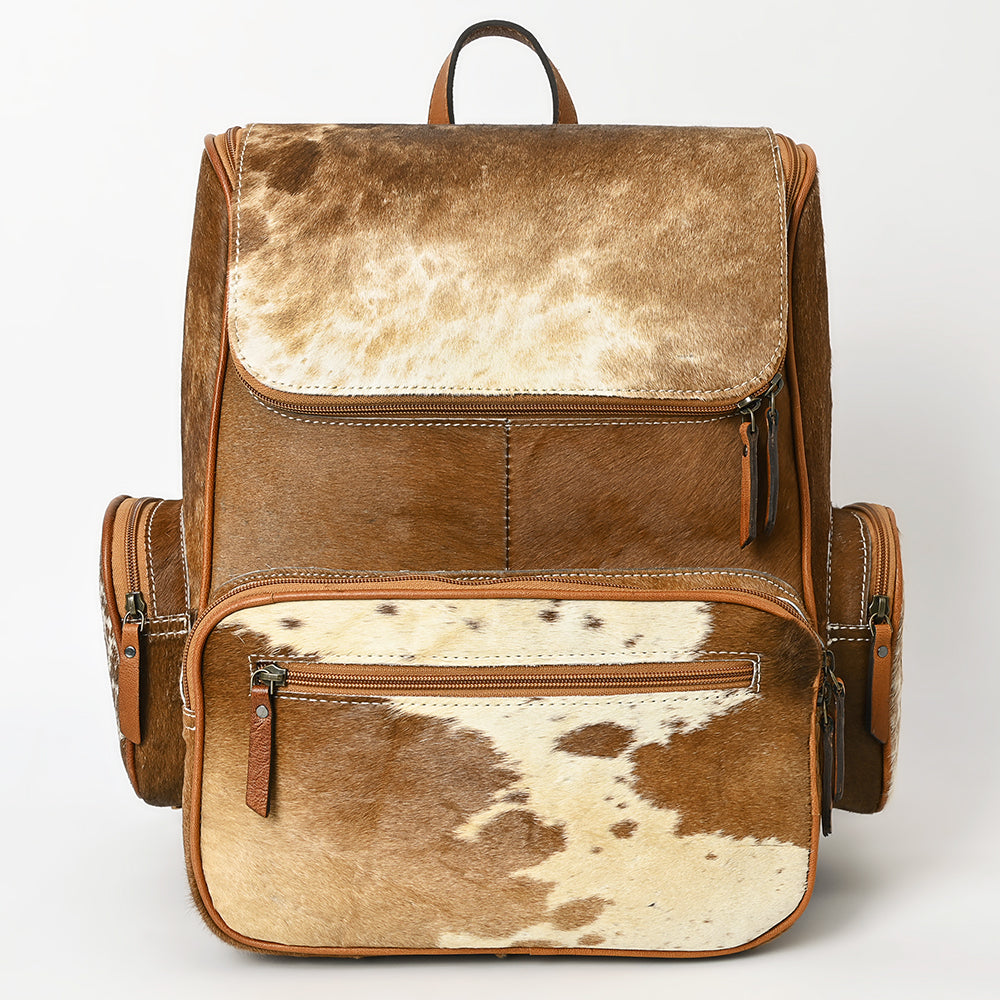 Ohlay Bags OHG179 Western Women &amp; Man Hair-on Genuine Leather BACKPACK Bag