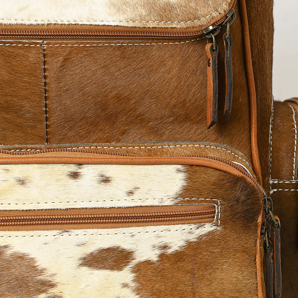 Ohlay Bags OHG179 Western Women &amp; Man Hair-on Genuine Leather BACKPACK Bag
