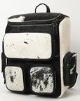 Ohlay Bags OHG182 American Western Luxury Man,Women Style Backpack Genuine Hair-On Leather Bag