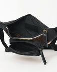 Ohlay Bags OHG185B FANNY PACK Hand Tooled Hair-on Genuine Leather women bag western handbag purse