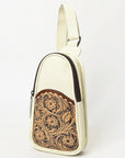 Ohlay Bags OHG188C Sling Hand Tooled Genuine Leather Women Bag Western Handbag Purse