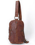 Spaghetti Western  Sling Vintage Genuine Leather Women Bag Western Handbag Purse