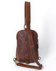Spaghetti Western  Sling Vintage Genuine Leather Women Bag Western Handbag Purse