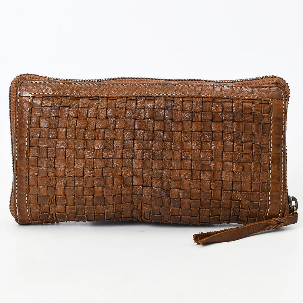 Spaghetti Western SWM107 Wristled Vintage Handmade Drum Dyed Genuine European Cowhide Leather Women Bag Western Handbag Purse